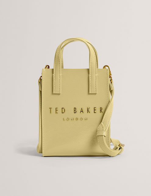 Ted Baker Mini Crinkle Patent PU Icon Tote Bag
