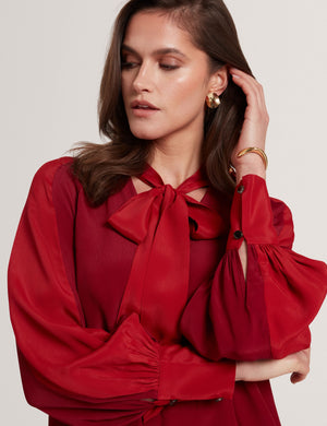NEHLI | DARK RED