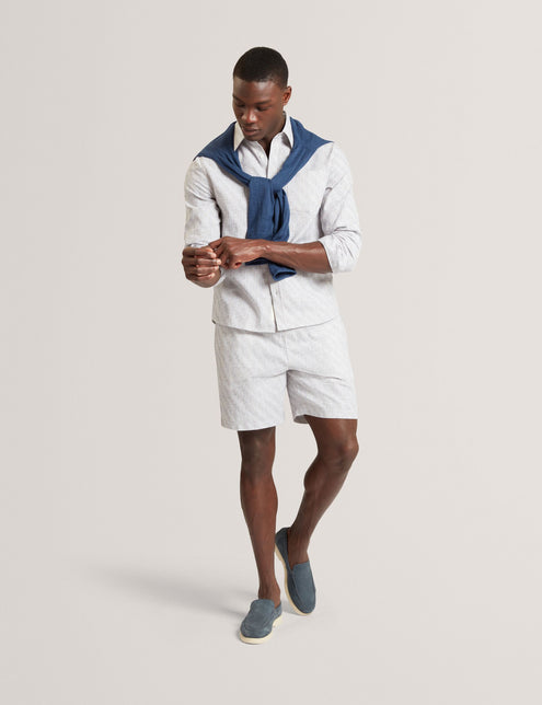 Ted Baker Relaxed Grindle Texture Long Sleeve Shirt