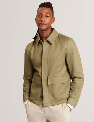 Ted Baker Lightweight Cotton Linen Utility Jacket