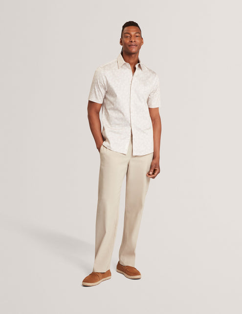 Ted Baker Mini Floral Cotton Short Sleeve Shirt