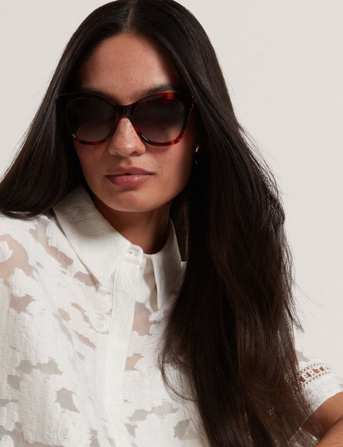 Ted Baker Round Chunky Frame Sunglasses