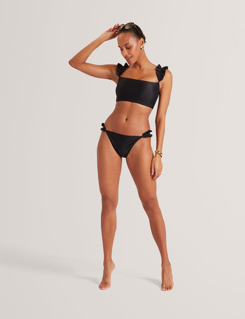 Ted Baker Ruffled Strap Bandeau Bikini Top