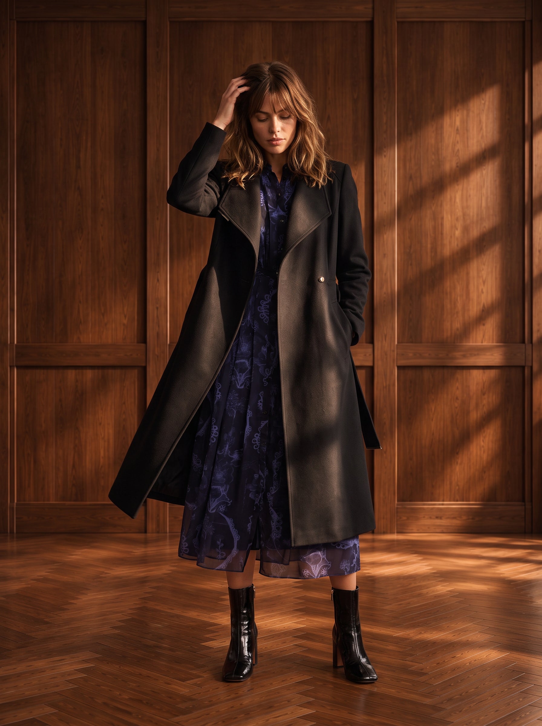 Women's Designer Black Coats & Jackets | Ted Baker