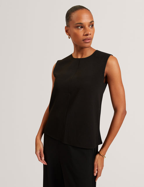 Ted Baker Stitch Detail Woven Tank Top