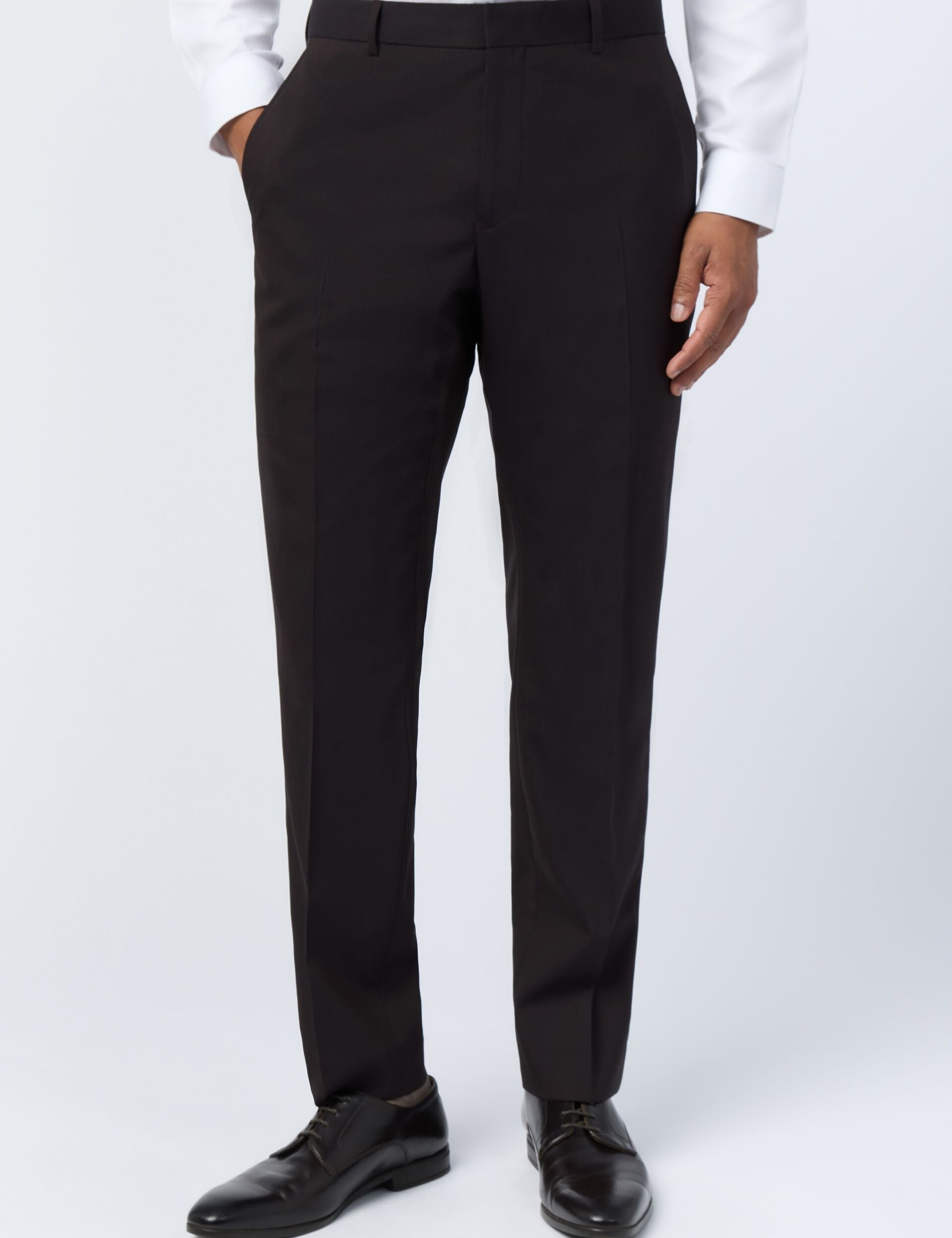 ALBENT Tonic Wool Rich Slim Suit Trousers