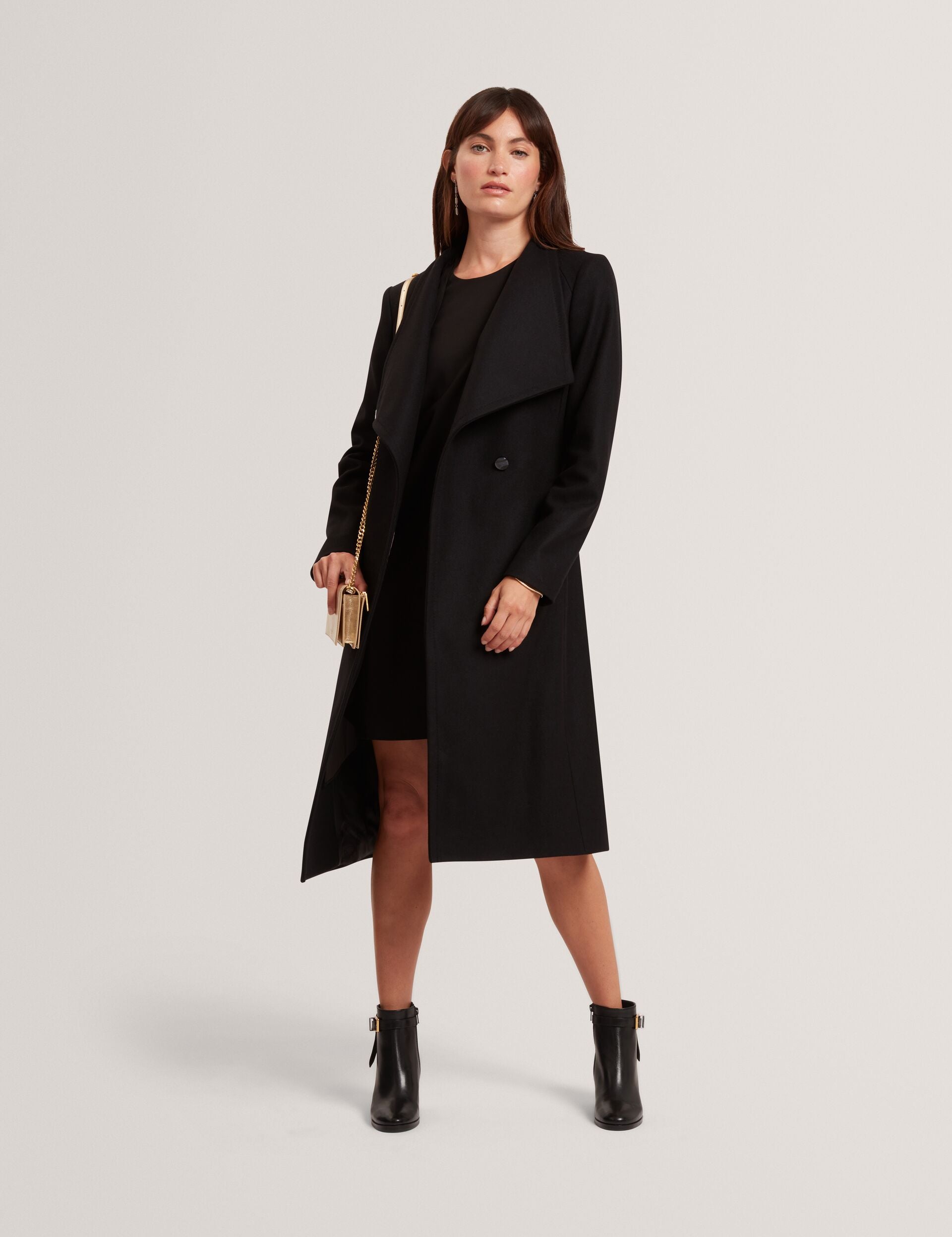 【TED BAKER】ブラック コートサイズ【1】 Women's Designer Black Coats & Jackets | Ted Baker