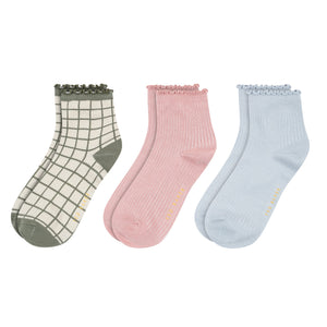 RUFFLE ANKLET | DARK GREEN