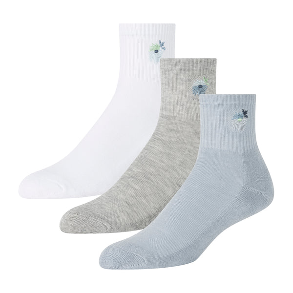 HIGH QTR CREW | LT-BLUE
