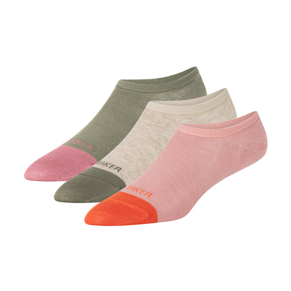3PK WOMENS NON TERRY LINER | PINK