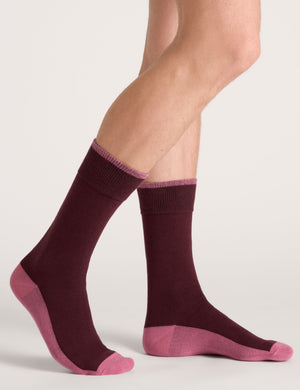 CREW GEOMETRIC STRIPE | MEDIUM GREY