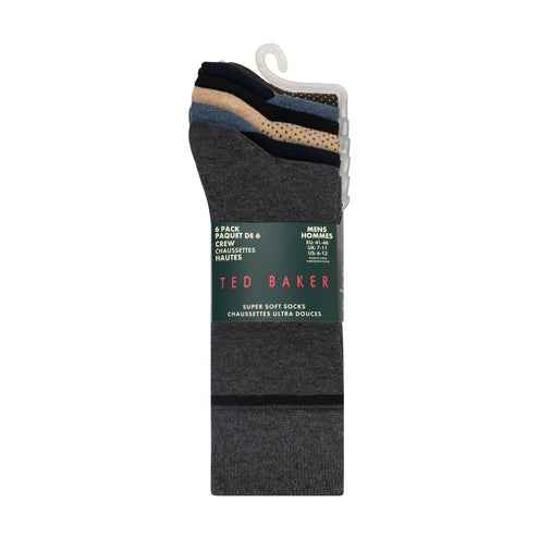 NON TERRY CREW SOCK | DARK GREY