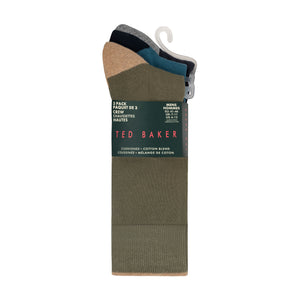 3 PK MENS 1/2 TERRY CREW | GREEN