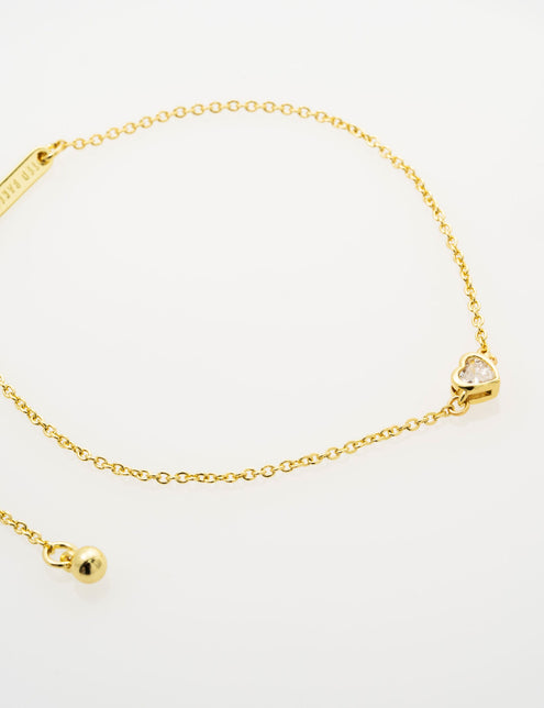 Ted Baker Mini Crystal Heart Adjustable Bracelet