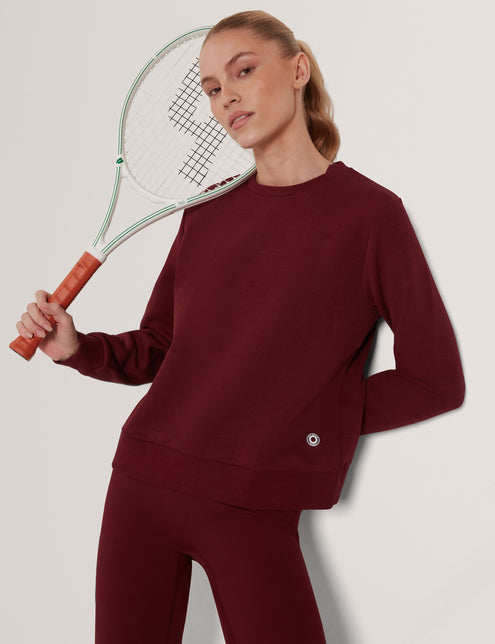 Ted Baker Cut-Out Detail Scuba Active Sweatshirt