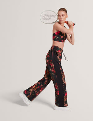 Ted Baker Floral Print Straight Leg Active Joggers